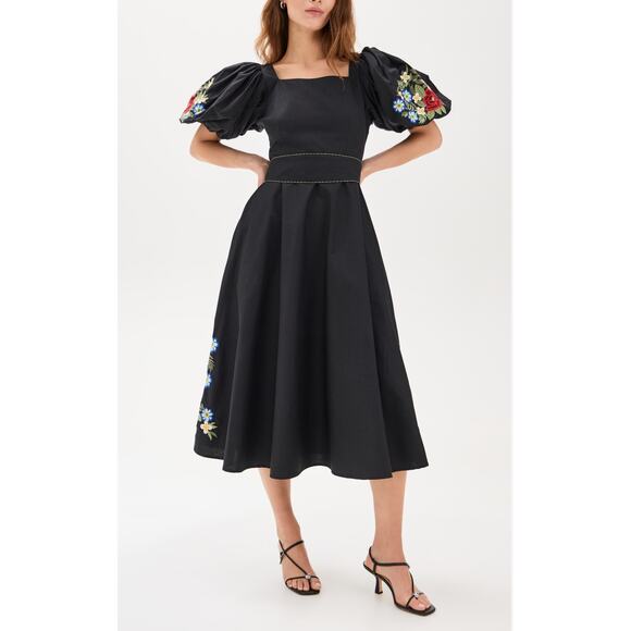 Fanm Mon Maude Dress in Black Small NWT - Picture 4 of 10